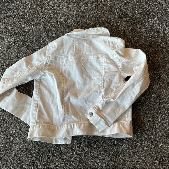 White jean jacket cropped - Picture 4 of 4